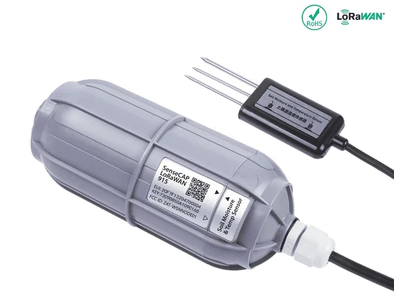 Беспроводной датчик влажности и температуры почвы SenseCAP — LoRaWAN AU915MHz