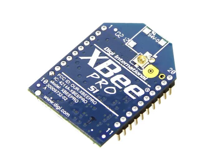 Радиочастотный модуль Xbee Pro IEEE 802.15.4 2,4 ГГц, 63 мВт, 250 Кбит/с с антенным разъемом U.FL — XBP24-AUI-001J