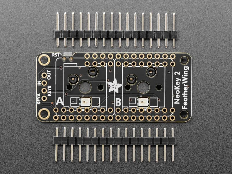 FeatherWing - NeoKey2 NeoPixel MX