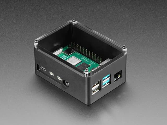 Чехол anidees Black Extra High Raspberry Pi 4