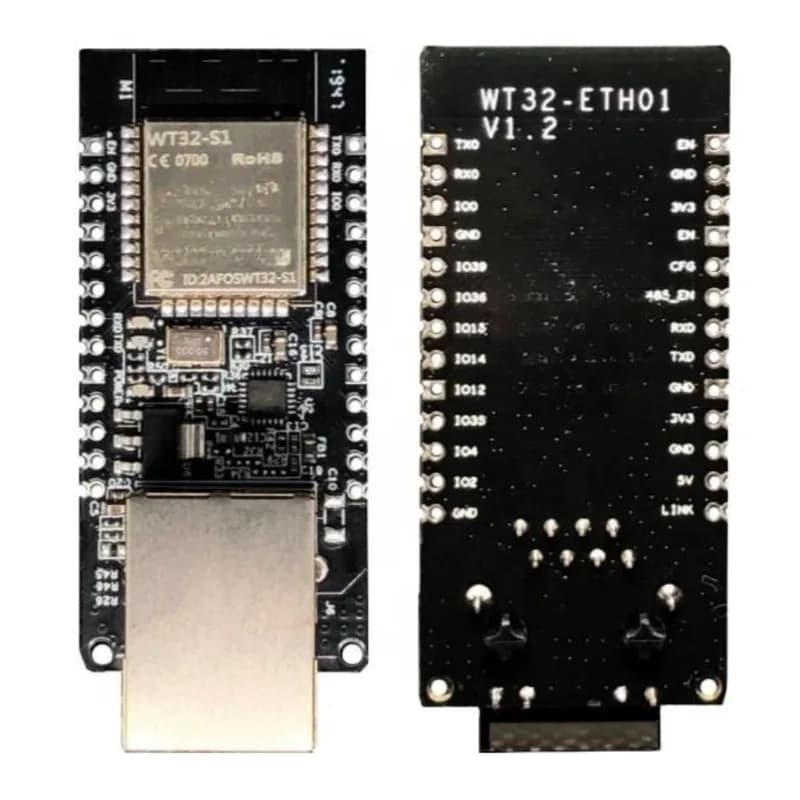 WT32-ETH01 Встроенный последовательный сетевой модуль — ESP32 Wi-Fi + Bluetooth-шлюз 2-в-1 с портом Ethernet