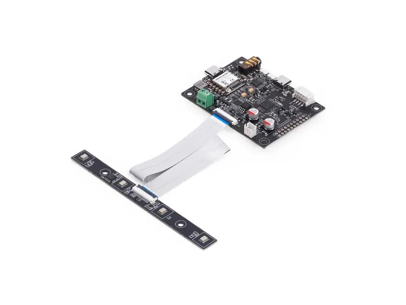 reSpeaker Flex XVF3800 Circular-4 с XIAO ESP32S3 — микрофонная решетка с искусственным интеллектом для робототехники и встраиваемых приложений