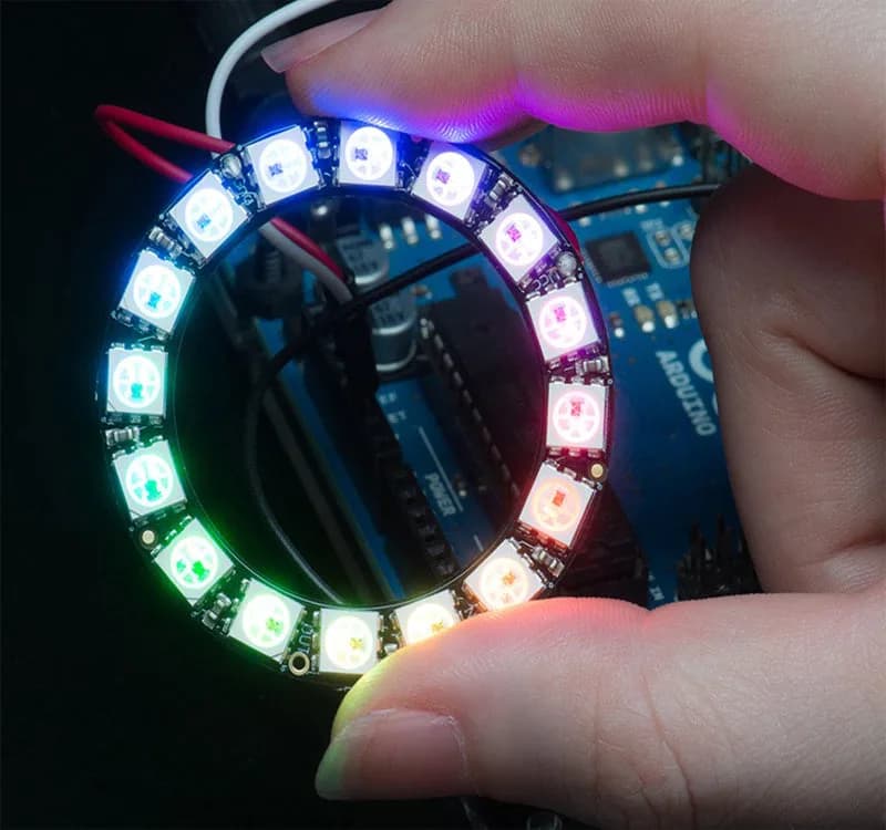 NeoPixel Ring 16 x 5050 RGB светодиод со встроенными драйверами