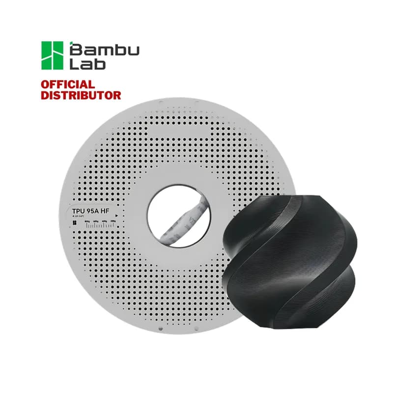 Bambu Lab TPU 95A HF Черная нить