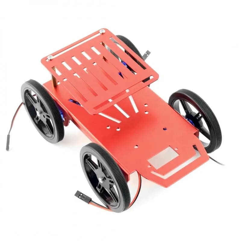 Платформа мини-робота 4WD с контроллером двигателя
