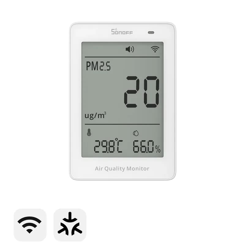 Sonoff AirGuard PM2.5/PM10 Matter Монитор качества воздуха