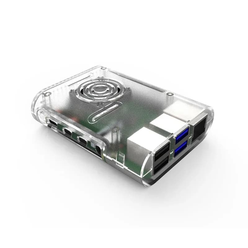 Корпус из АБС-пластика Прозрачный чехол для Raspberry Pi 4 B