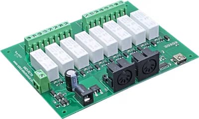 MIDI-RLY08 8-канальный релейный модуль с MIDI-управлением