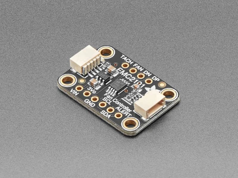 Adafruit EMC2101 I2C Контроллер вентилятора ПК и датчик температуры — STEMMA QT / Qwiic