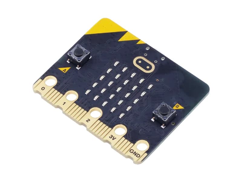 micro:bit v2 — с динамиком, микрофоном, акселерометром, радио 2,4 ГГц/BLE 5.0