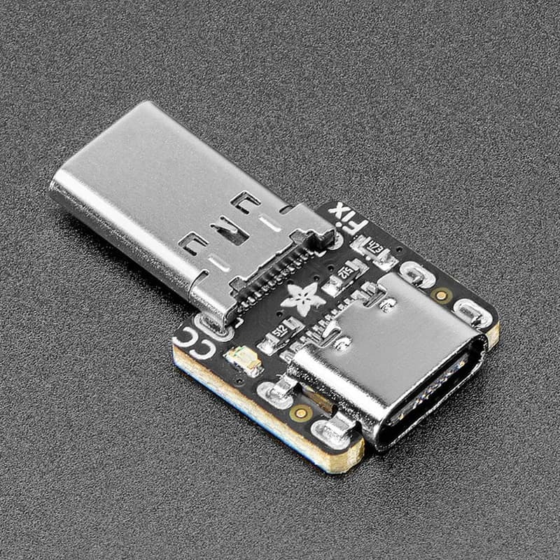 Крепление резистора Adafruit USB-C CC