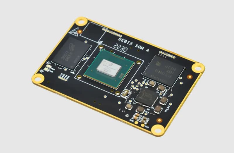 DEBIX SOM Базовая плата системы на модуле, процессор i.MX 8M Plus, NPU 2,3 TOPS