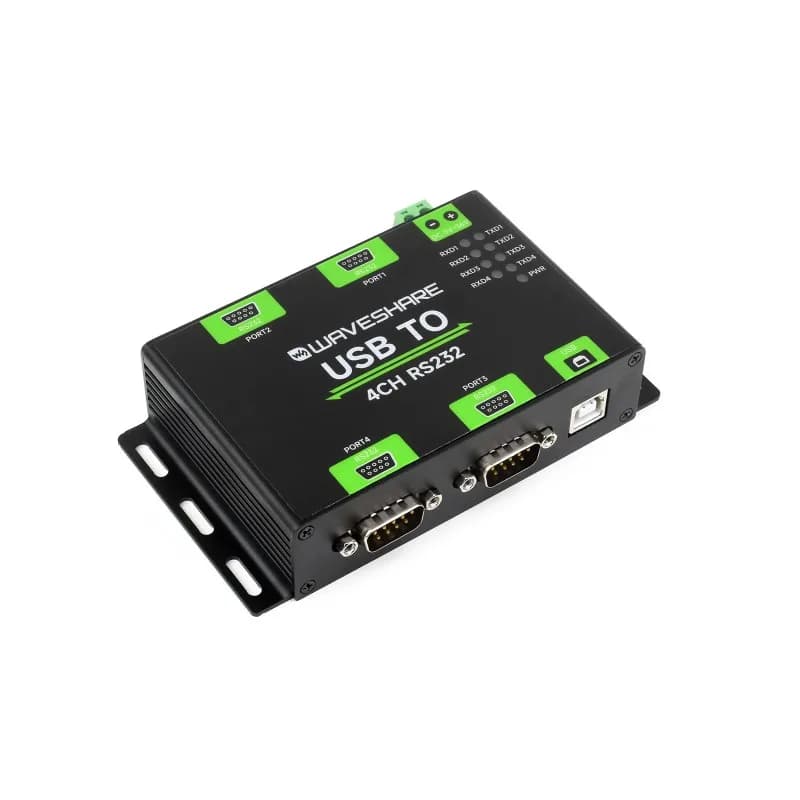 Промышленный изолированный преобразователь USB в 4-канальный RS232, адаптер USB в последовательный интерфейс, оригинальный чип FT4232HL, совместимость с несколькими ОС Mac/Linux/Android/Windows