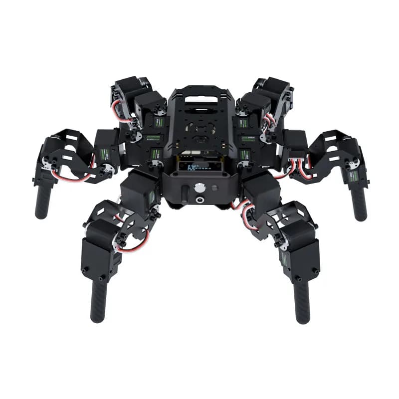 18-DOF HexArth Bionic Hexapod Robot, открытый исходный код для ESP32, поддерживает векторное управление движением, управление поворотом угла наклона и управление самобалансировкой
