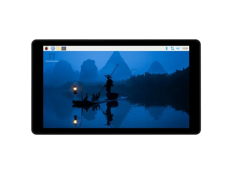 5-дюймовый емкостный сенсорный дисплей DSI, 720 × 1280, IPS, панель из закаленного стекла с оптическим соединением, интерфейс DSI, 5-точечное касание, корпус из алюминиевого сплава
