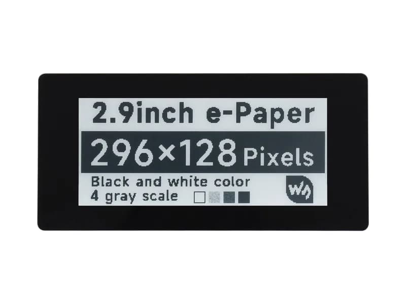2,9-дюймовый сенсорный E-Paper E-Ink Display HAT для Raspberry Pi, 5-точечный емкостный сенсорный экран, 296 × 128, черный / белый, SPI