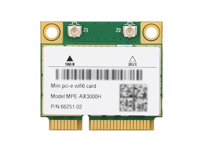 Беспроводная сетевая карта MINIPCIE AX200, гигабитный двухдиапазонный Wi-Fi 6, стандарт 802.11AX, Bluetooth 5.2