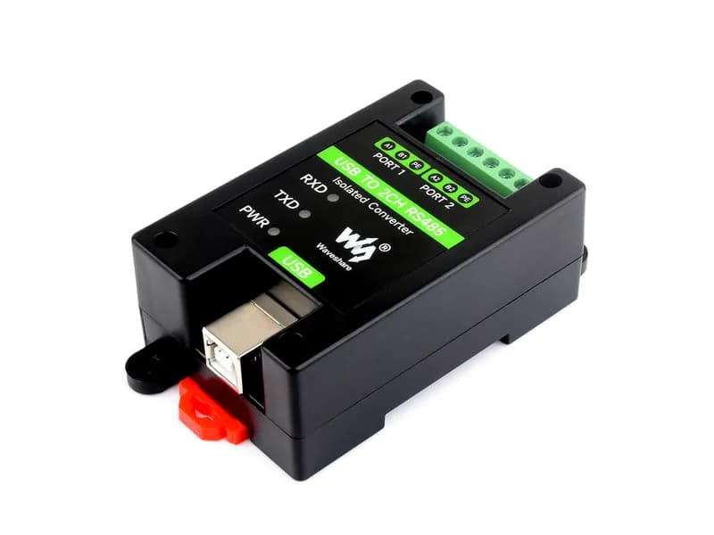 USB TO 2CH RS485 изолированный преобразователь промышленного класса, адаптер USB-RS485, встроенный оригинальный чип FT2232HL, стабильная и надежная связь